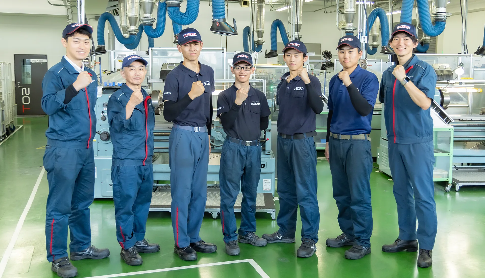 旋盤職種チームの写真