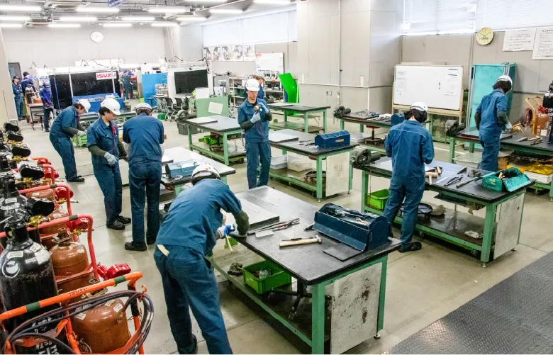 板金実習室の写真